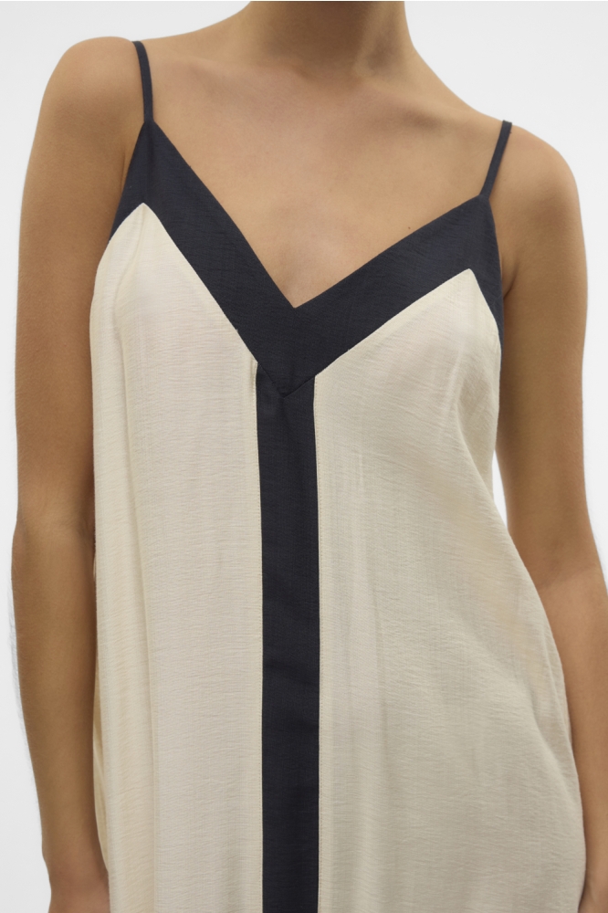 VMDENISE SINGLET ANKLE DRESS WVN BT 10329793 Birch/ Black